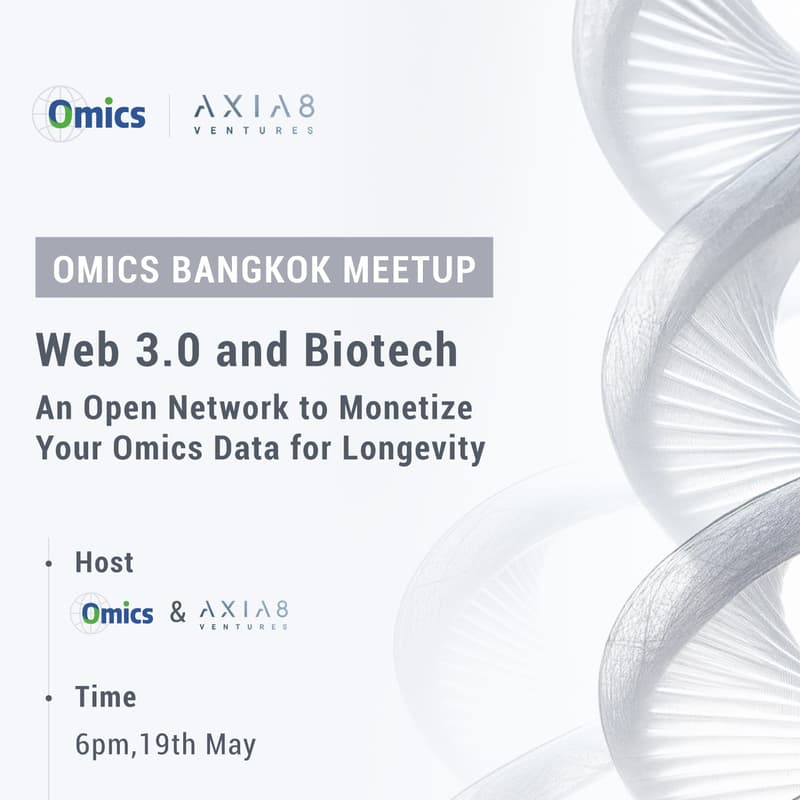 Cover Image for Omics Bangkok Meetup: Web 3.0 and Biotech