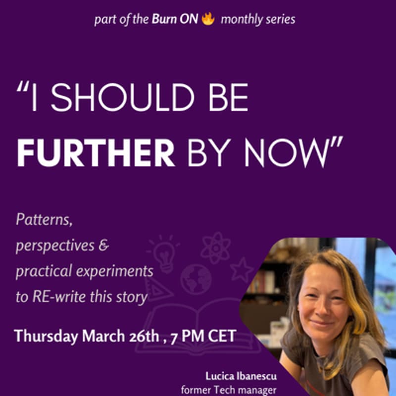 Cover Image for "I should be further by now"