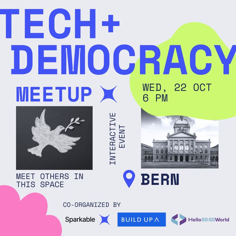 Cover Image for Tech+Democracy Meetup Bern
