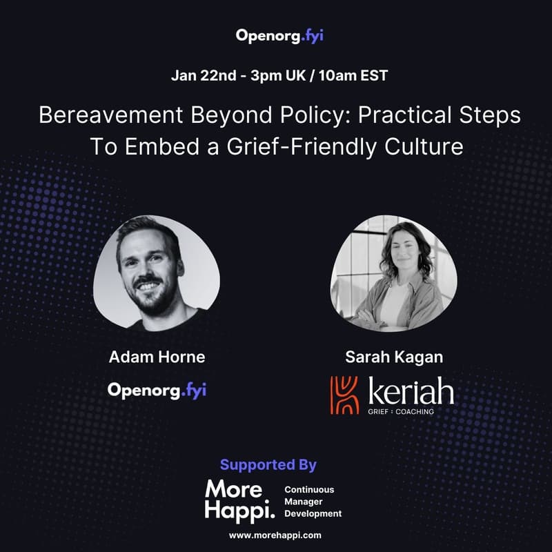 Cover Image for Bereavement Beyond Policy: Practical Steps To Embed A Grief-friendly Culture