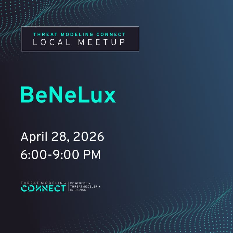 Cover Image for Threat Modeling Connect BeNeLux Chapter Meeting