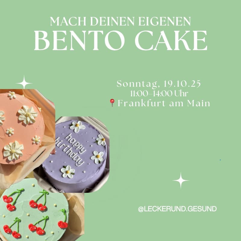 Titelbild für Mach deinen eigenen Bento Cake 🍰✨