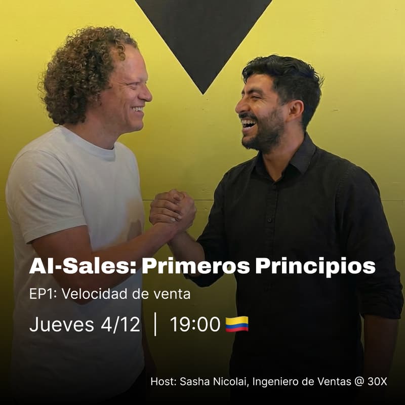 Cover Image for AI-Sales - Primeros Principios | EP1: Velocidad de Venta
