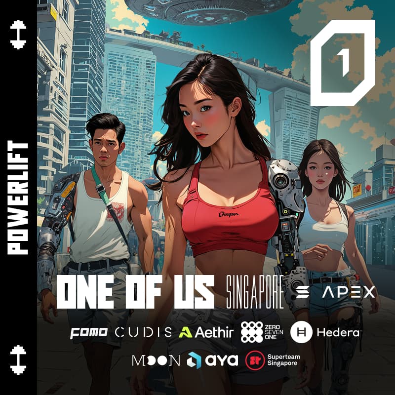 Cover Image for ONE OF US Lift & Coffee // Aya, Cudis, Aethir, Hedera, 071Labs, Moonring, Superteam Singapore, FOMO Magazine