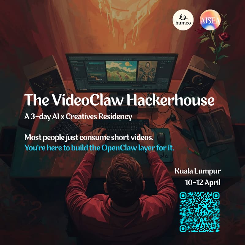 Cover Image for The VideoClaw HackerHouse:3 Days to rethink video creation