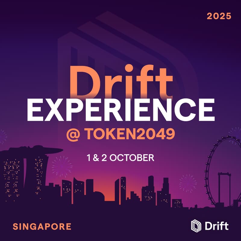 Cover Image for Drift Experience @ Token2049