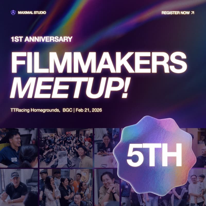 Cover Image for 5th Filmmakers Meetup (1st Anniversary)