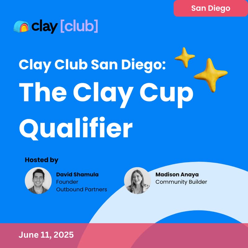 Cover Image for Clay 🌎 Cup - San Diego Nomination Event