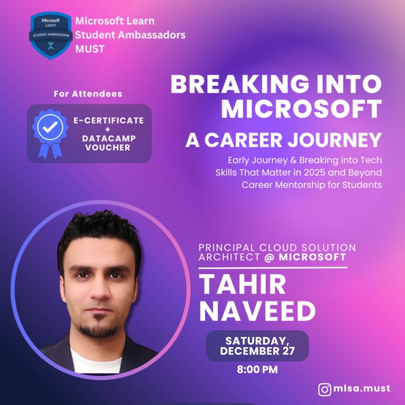 Cover Image for Breaking into Microsoft: A Career Journey