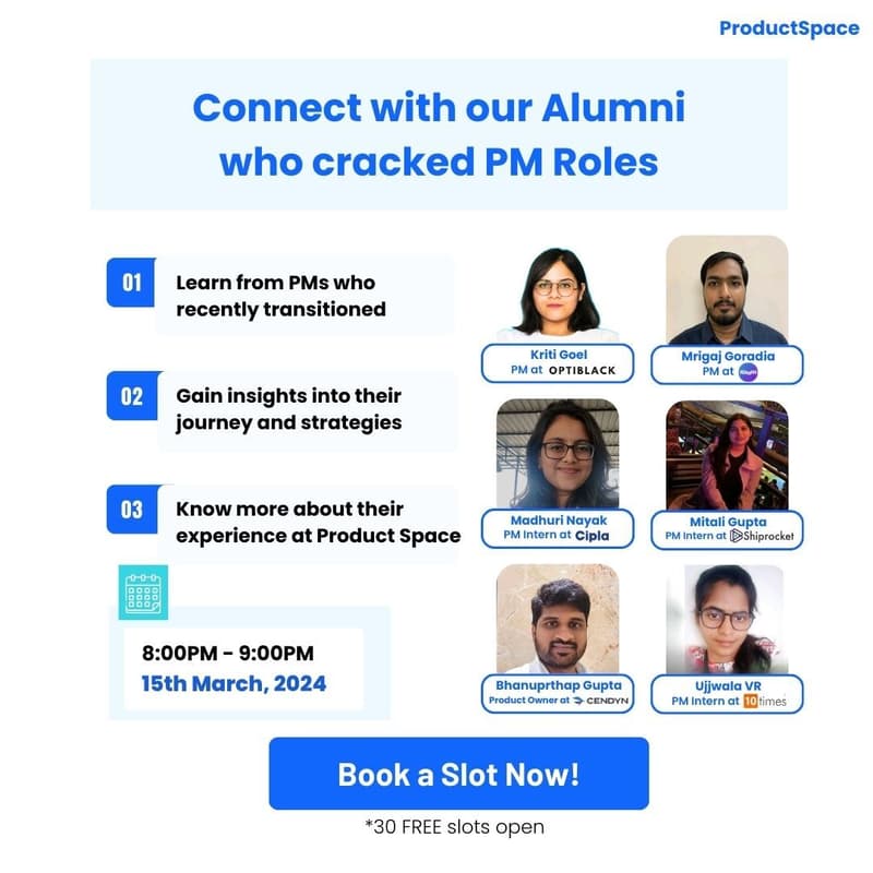 Cover Image for Connect with our Alumni who cracked PM Roles
