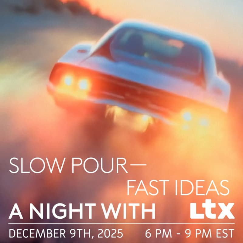Cover Image for Slow Pour, Fast Ideas: A Night with LTX