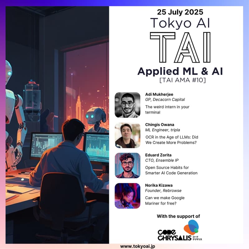 Cover Image for TAI AMA #10 - Taming the Machine: Practical AI for Developers