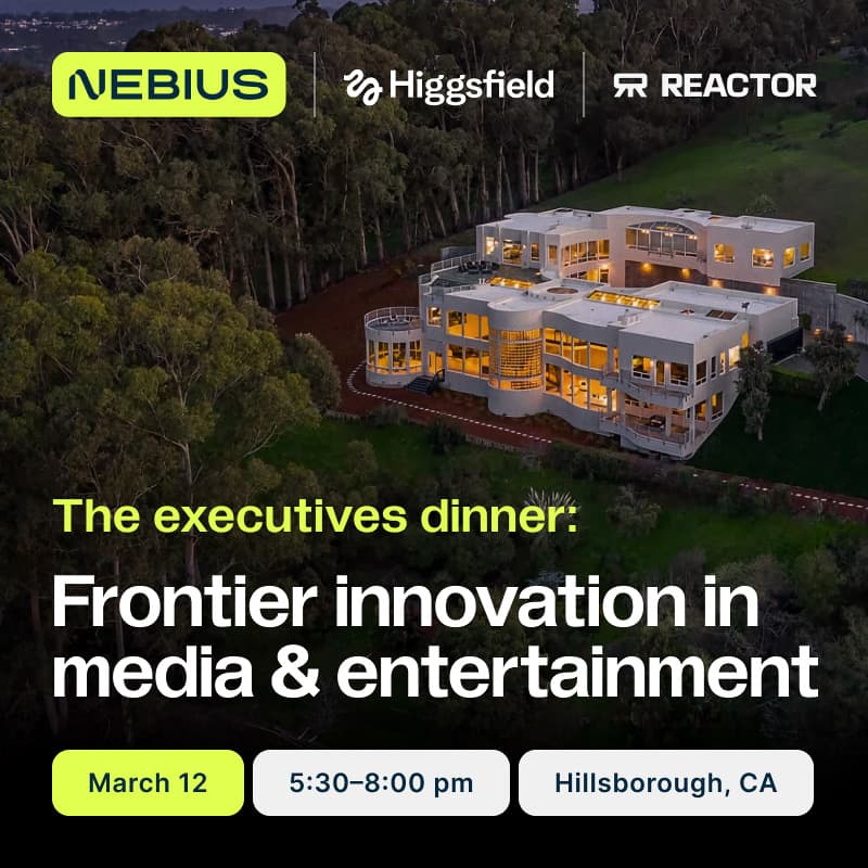 Cover Image for The Executive Dinner: Frontier Innovation in Media & Entertainment