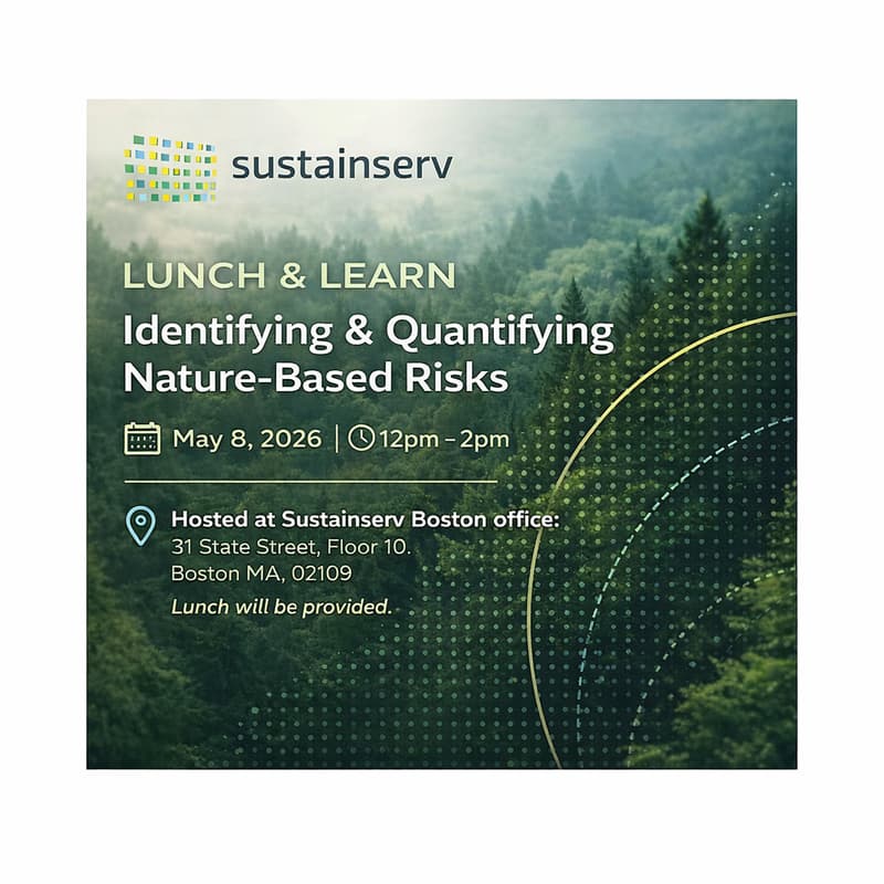 Cover Image for Lunch & Learn: Identifying and Quantifying Nature-based Risks
