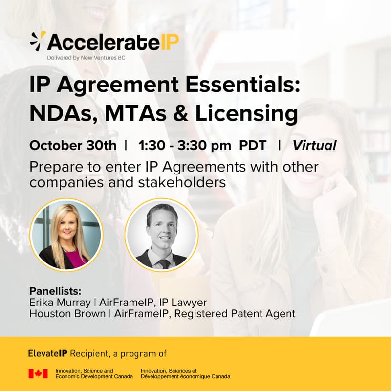 Cover Image for IP Masterclass: IP Agreement Essentials - NDAs, MTAs & Licensing