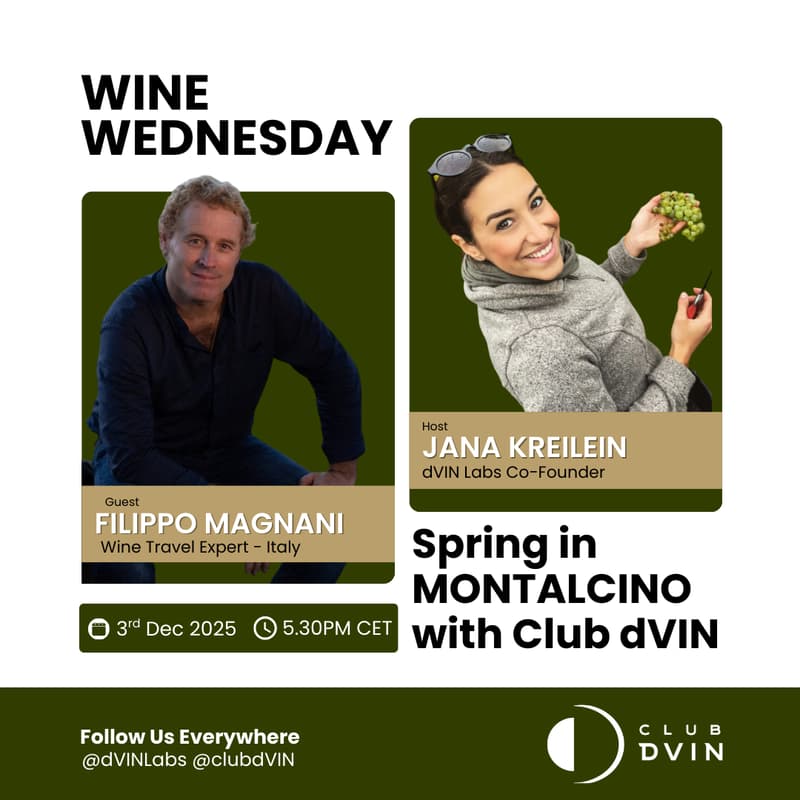 Cover Image for 🍷 Wine Wednesday - Upcoming Montalcino Members Experience 🍇
