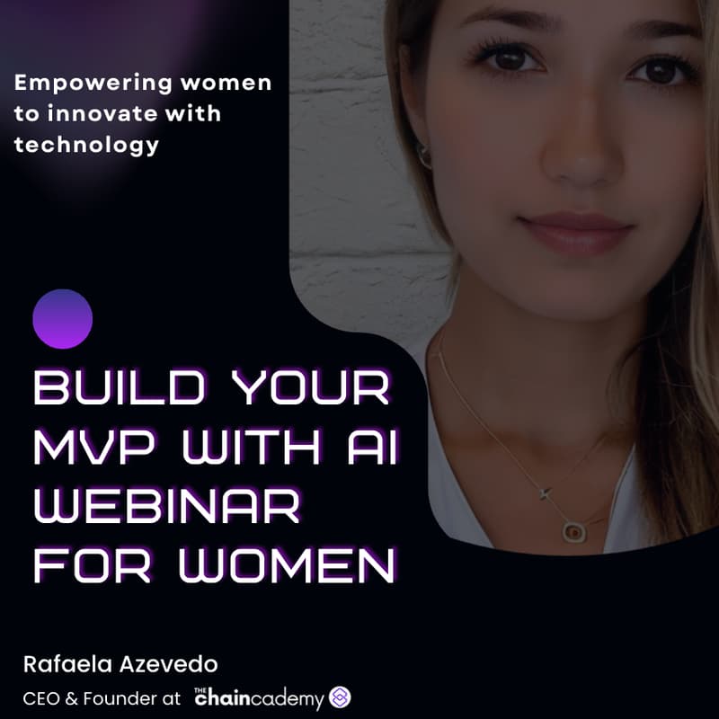 Cover Image for Build your MVP with AI webinar for Women