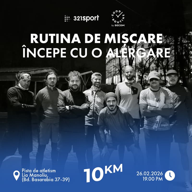 Cover Image for 321sport & Good Routine - Alergare pistă Lia Manoliu (avansați + începători)