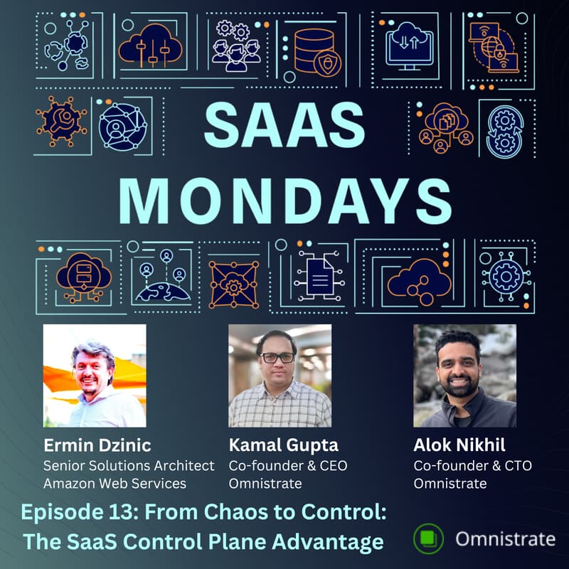 Cover Image for EP13: SaaS Mondays, Live on Fridays | From Chaos to Control: The SaaS Control Plane Advantage