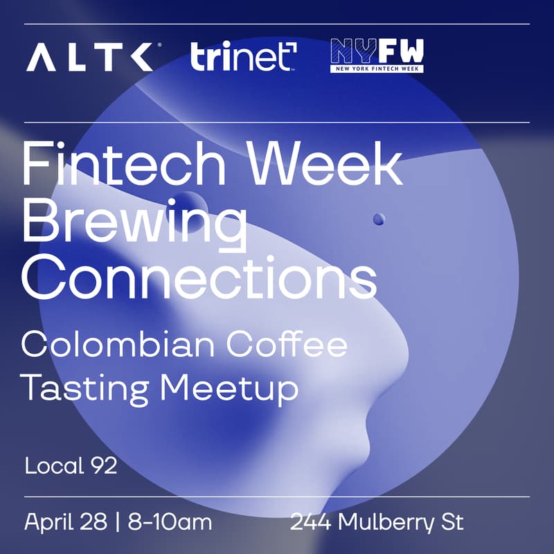 Cover Image for April Brewing Connections - FinTech Week Coffee Tasting Meetup