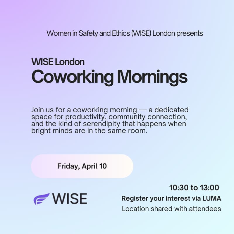 Cover Image for WISE London Coworking Mornings