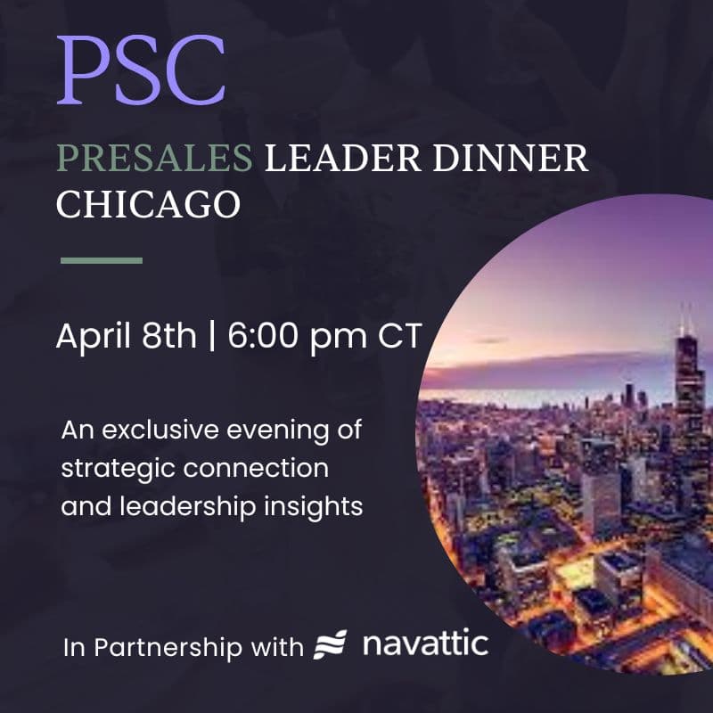 Cover Image for Presales Leader Dinner Chicago