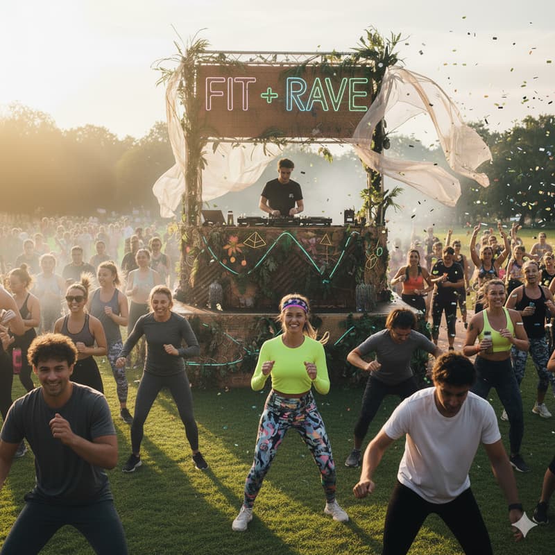 Nature Rave Fit FIT + RAVE: The Ultimate Morning Power Party! · Luma