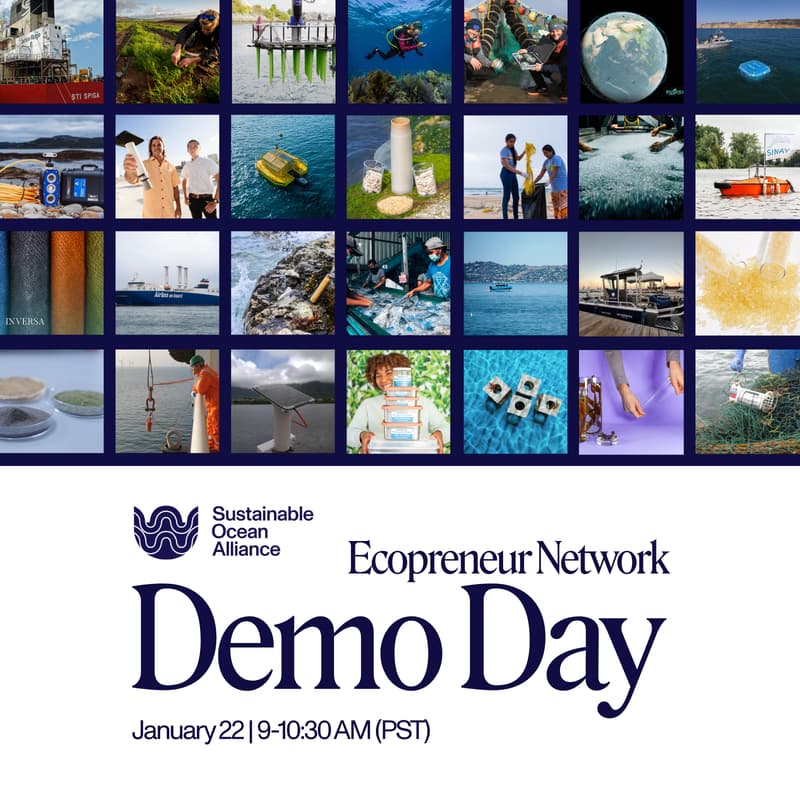 Cover Image for Sustainable Ocean Alliance | Ecopreneur Network Demo Day 2026