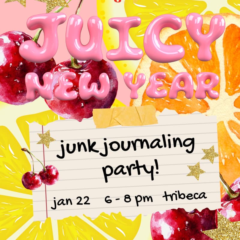 Cover Image for juicy new year: junk journaling party!