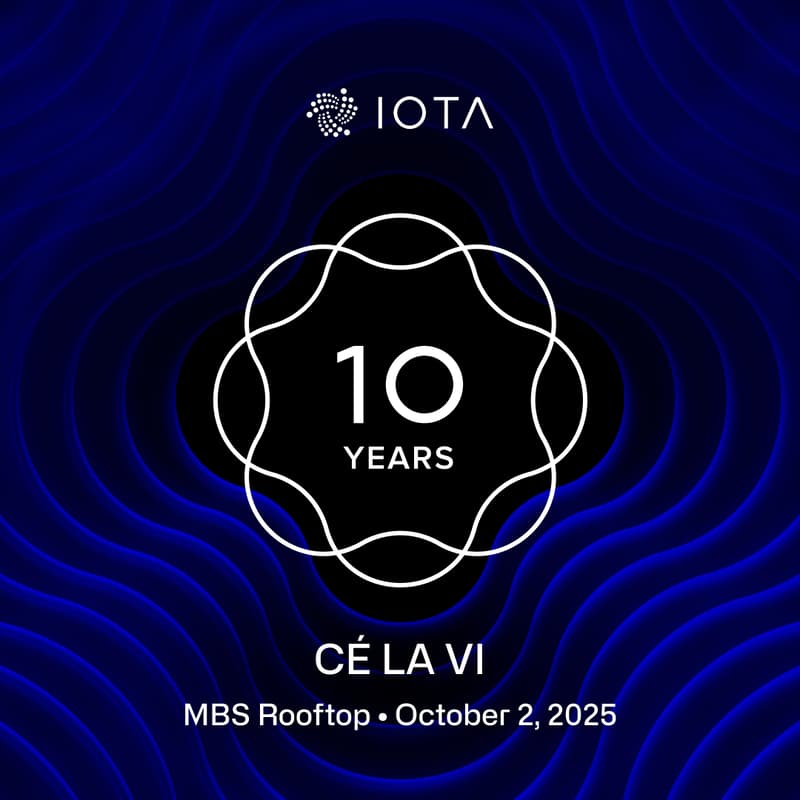 Cover Image for IOTA 10 Year Anniversary: A Decade Strong. Built to Move Forward.