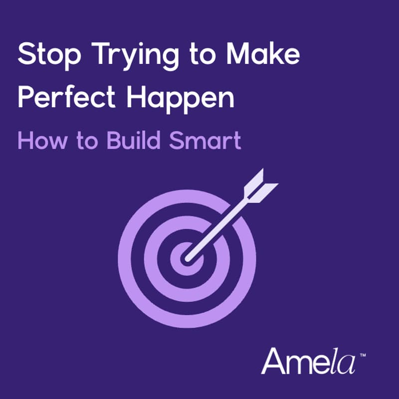 Cover Image for Amela: Stop Trying to Make Perfect Happen: How to Build Smart (Before You Feel Ready)
