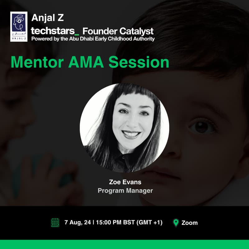 Cover Image for  Anjal Z Techstars Founder Catalyst Mentor AMA session 