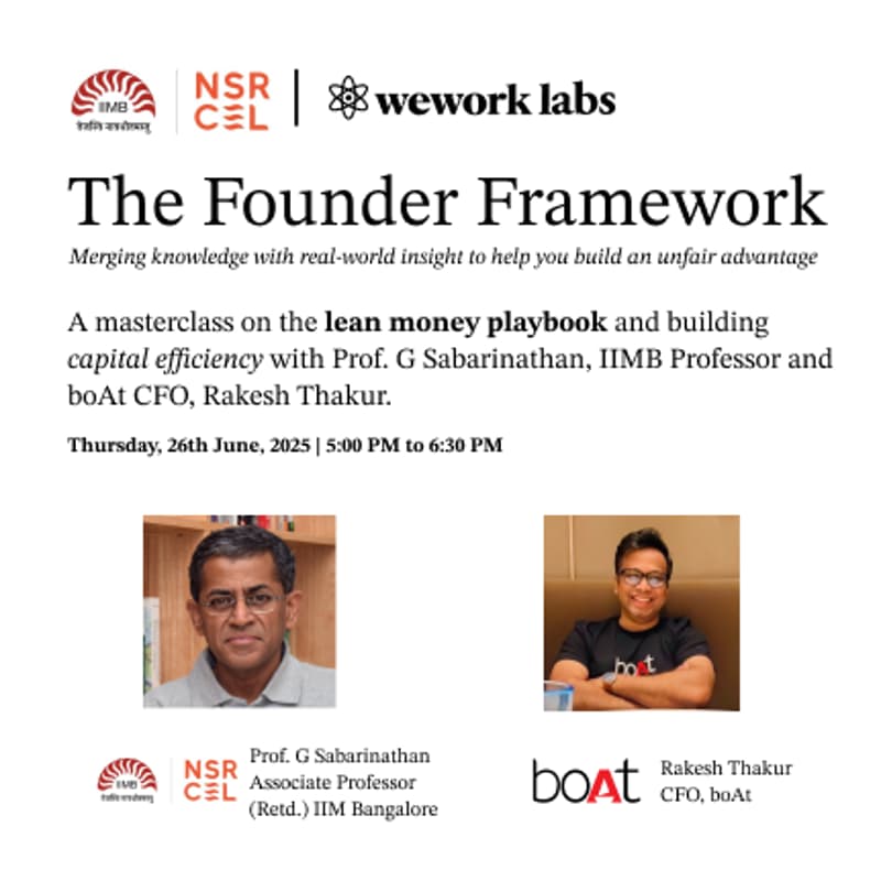 Cover Image for The Founder Framework: Lean Money Playbook