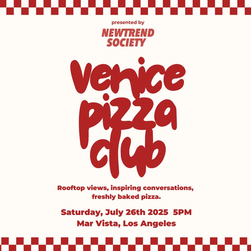 Cover Image for Venice Pizza Club: Community Event for founders, marketers & creative minds