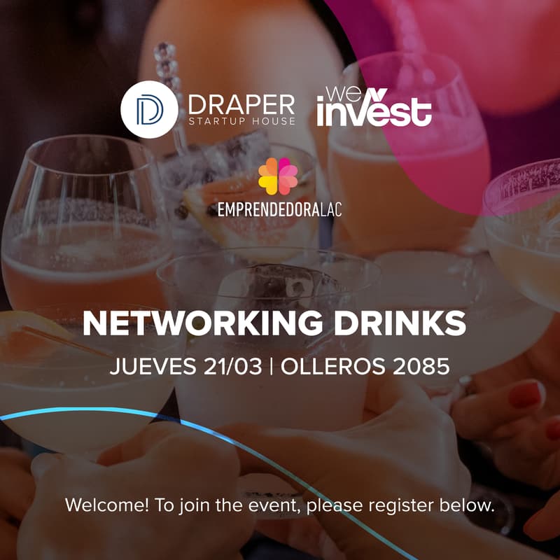 Cover Image for Networking Drinks with Draper & WeInvest & EmprendedoraLAC