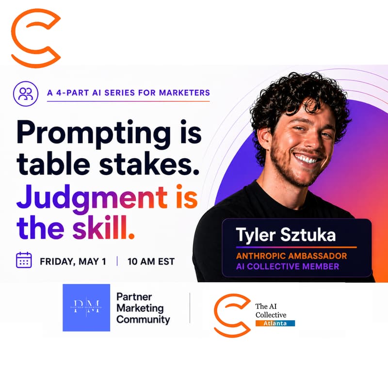 Cover Image for Prompting is table stakes. Judgement is the skill.