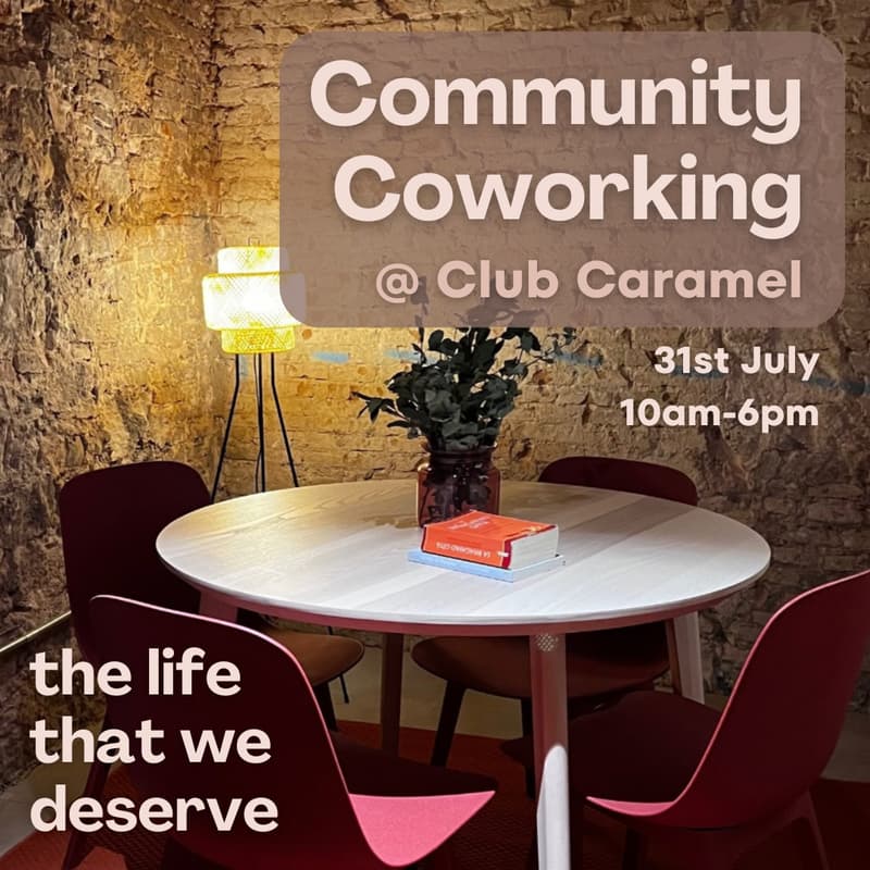 Cover Image for Community Coworking @ Club Caramel