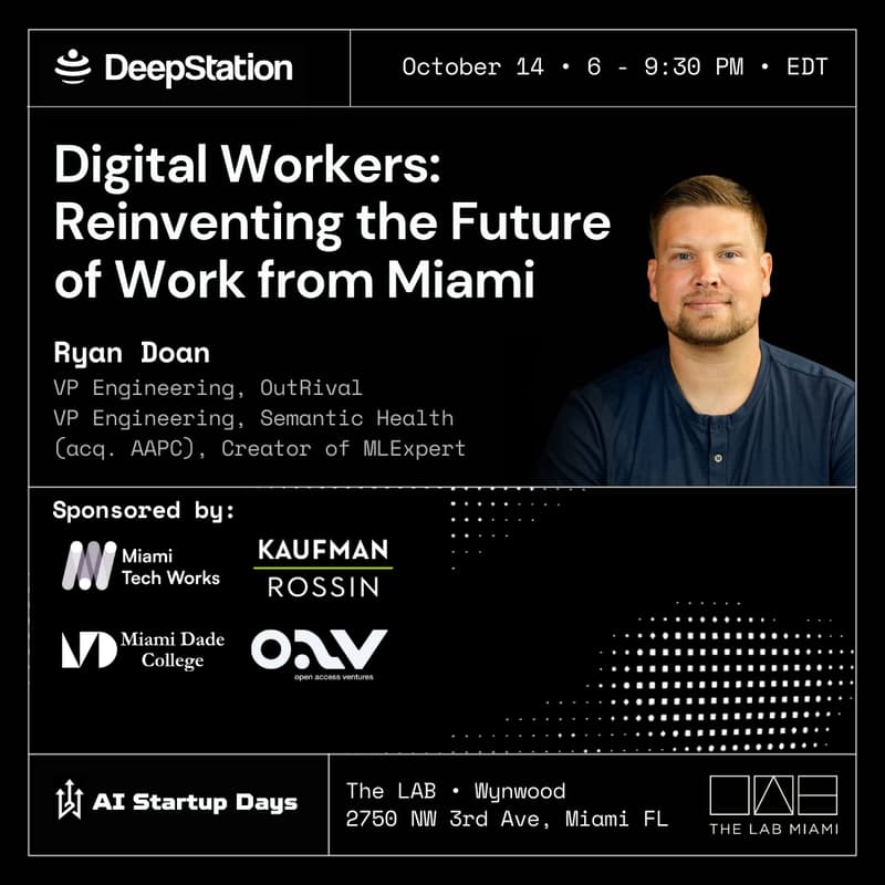 Cover Image for DeepStation - AI Startup Days