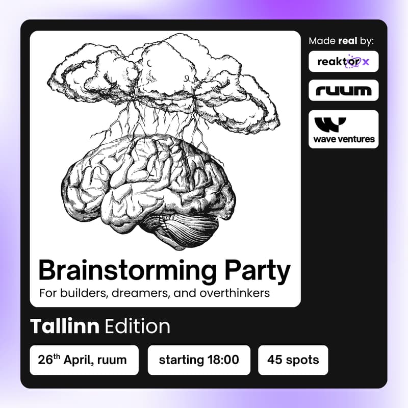 Cover Image for Brainstorming Party - Tallinn