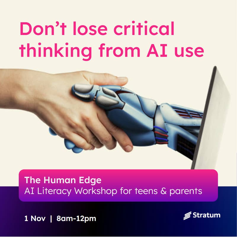 Cover Image for The Human Edge: AI Literacy Workshop for teens & parents
