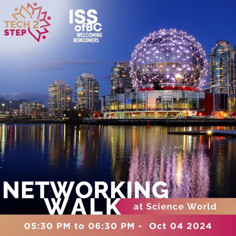 Cover Image for Empowering Newcomers: Tech Networking Walk with ISSofBC