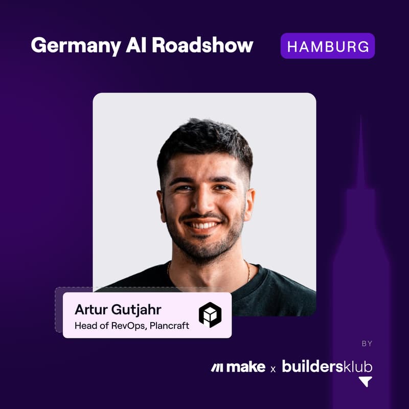 Cover Image for AI Agents After Hours Hamburg by buildersklub x Make - German AI Roadshow