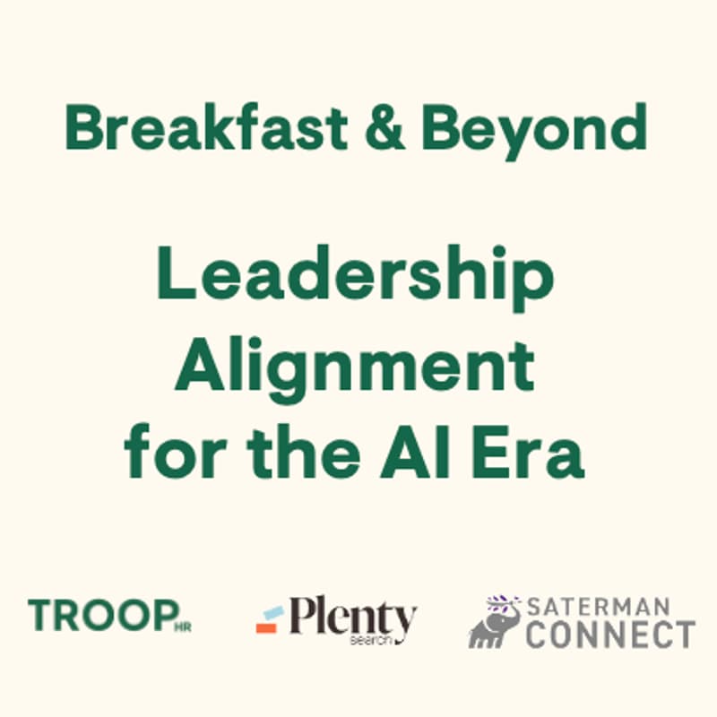 Cover Image for Breakfast & Beyond: Leadership Alignment for the AI Era