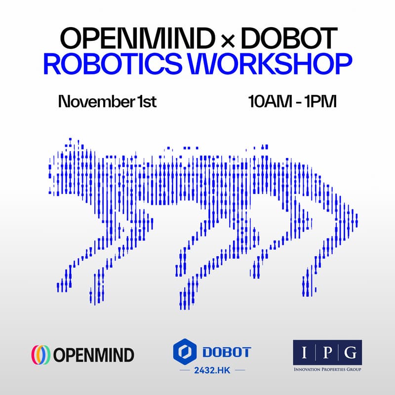 Cover Image for Dobot <> OpenMind Workshop