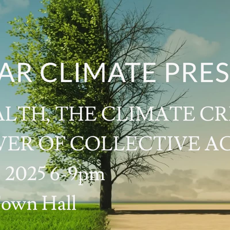 Cover Image for OUR HEALTH, THE CLIMATE CRISIS, AND THE POWER OF COLLECTIVE ACTION