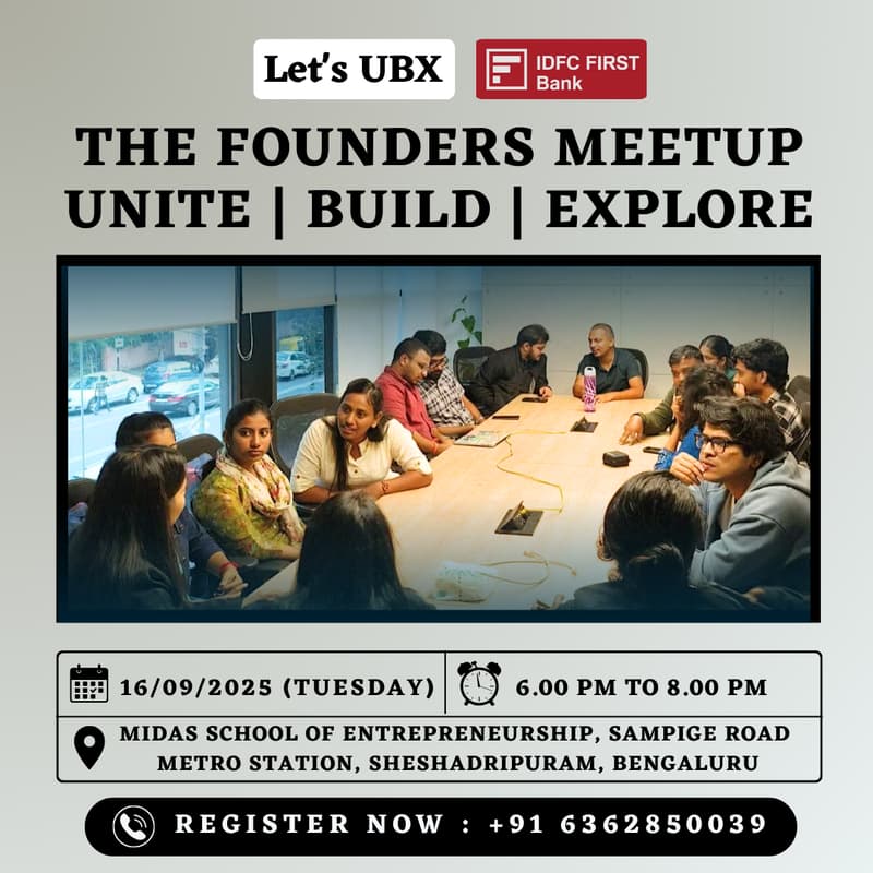 Cover Image for The Founders Meetup - Unite | Build | Explore