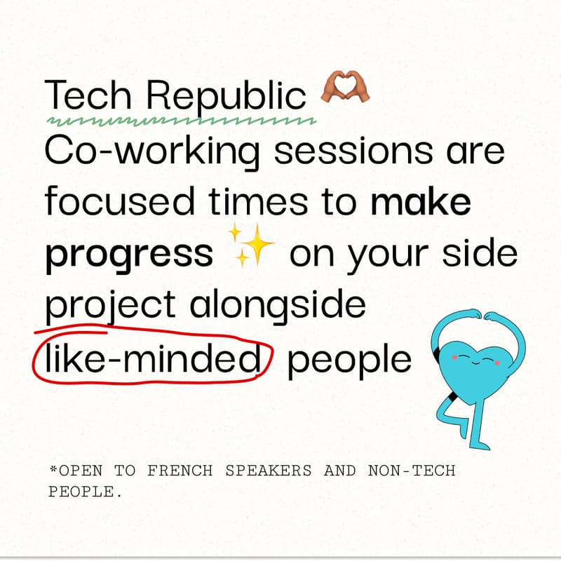 Cover Image for 🇧🇯 Tech Republic Cotonou: Co-working #3