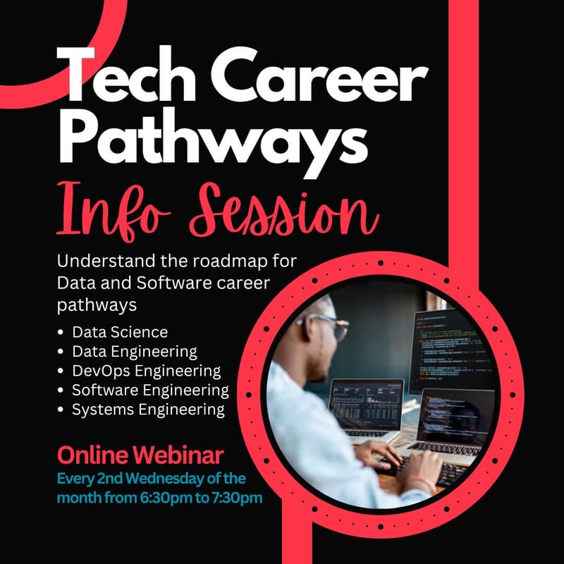 Cover Image for Info Session (Getting Started in Software & Data Careers)