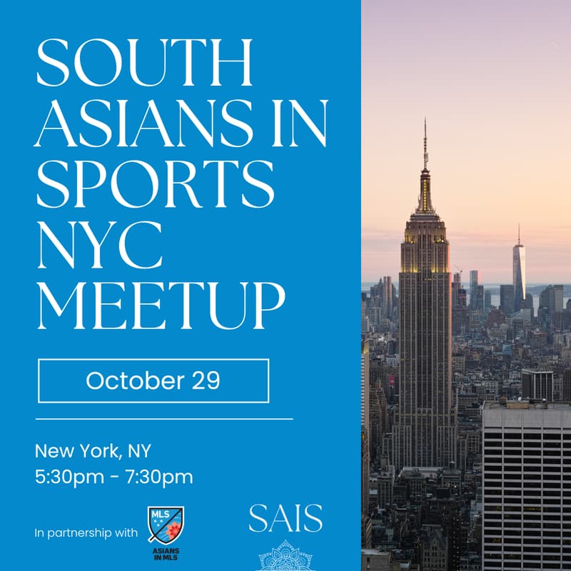 Cover Image for South Asians in Sports: NYC Meet-Up