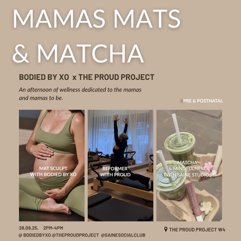 Cover Image for Mama's Mats & Matcha in collaboration with The Proud Project!